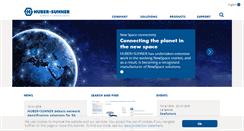 Desktop Screenshot of hubersuhner.com